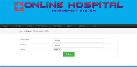 Online Hospital Management System Using Php Mysql With Source Code