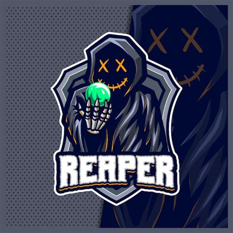 Premium Vector Grim Reaper Hood Mascot Esport Logo Design Illustrations