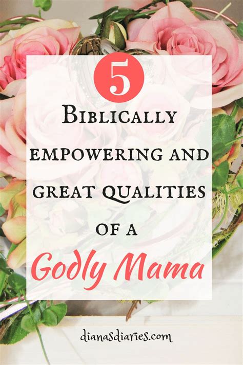 Godly Mama Is One Who Has Trained Herself To Be The Student Of Her