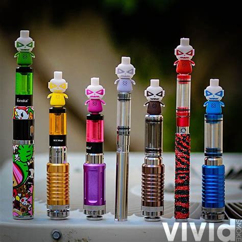 Available in a large variety of colors, this device places a great deal of emphasis on personality and style. Robot Drip Tips along with custom Vapes! #vape #vapeon # ...