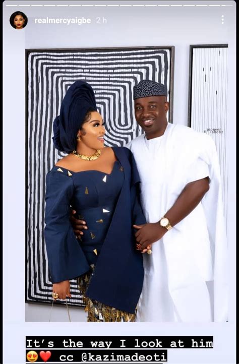 Mercy Aigbe Shows Off Outfit She Wore On Her Wedding Engagement To