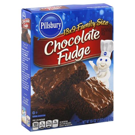 Pillsbury Brownie Mix Rich Fudge 184 Oz Pack Of 16