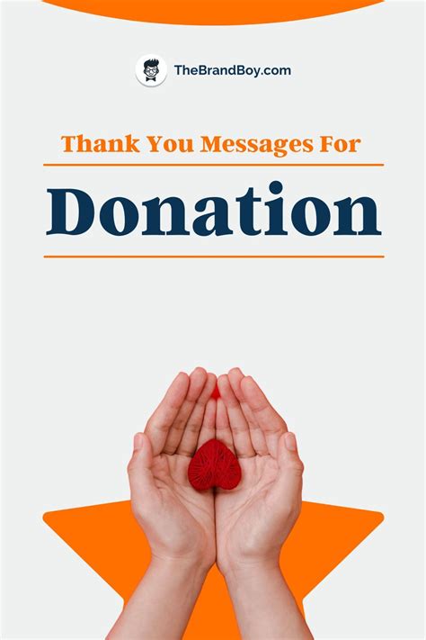 Best Thank You Messages For Donation Thebrandboy In