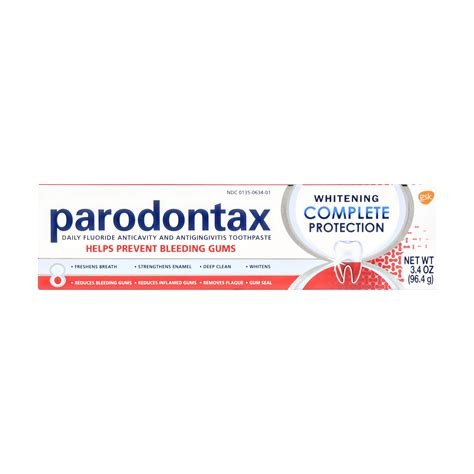 Parodontax Complete Whitening Toothpaste For Bleeding Gums 34 Ounce
