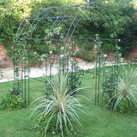 6pcs gardening plant bend stakes greenhouse coated hoops frame tunnel support. gothic steel tunnel garden arch made in britain by the orchard | notonthehighstreet.com
