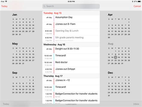 How To View Your Ipads Calendar Dummies