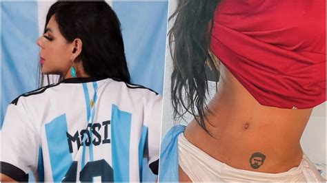 Viral News Miss Bumbum Suzy Cortez Flaunts Tattoo Of Lionel Messi In An NSFW Place LatestLY