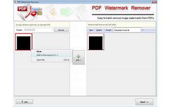 Zautin Simple PDF Watermark screenshot #3