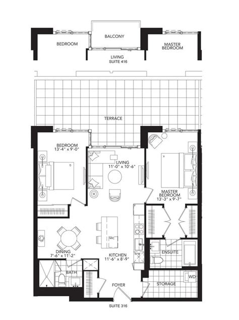 The Mill Landing Condos By Amico The Pennington Floorplan 2 Bed And 2 Bath