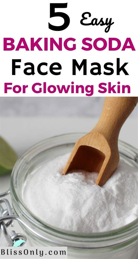 5 Baking Soda Face Mask For Glowing Skin Blissonly