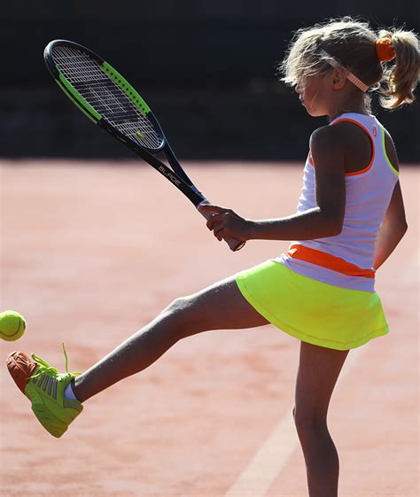 girls tennis dress tropicana stunning racer back zoe alexander