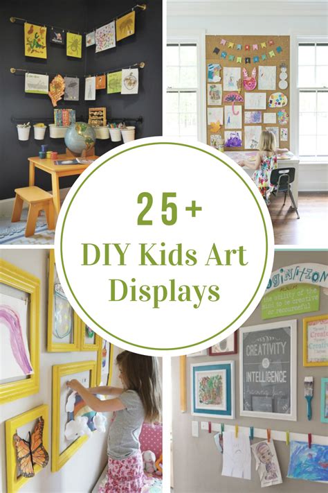 Diy Kids Art Displays The Idea Room