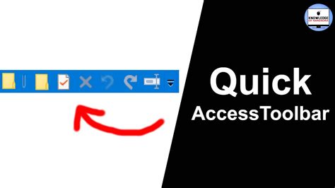 Customize Quick Access Toolbar Windows 10 File Explorer Tutorial