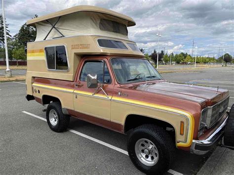 This 1977 Chevrolet K5 Blazer Chalet Camper Needs Some Tender Loving