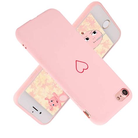 For Iphone 7 Case Iphone 8 Girls Case Super Cute Love Heart Shape Soft