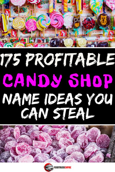 Candy Shop Name Ideas Food Truck Empire