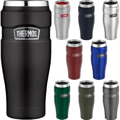 thermos 16 oz stainless king vacuum insulated stainless steel travel mug 25 25 picclick