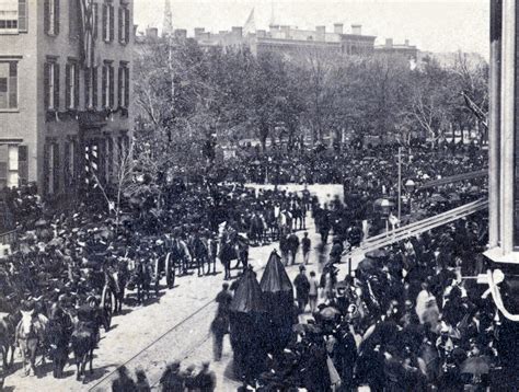 President Lincolns Funeral Procession Nearing Union Square New York