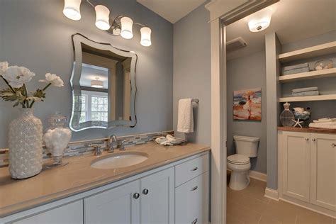 Cabinets to go is thrilled to showcase our cabinets in this gorgeous coastal getaway. Custom Bathroom Cabinets MN | Custom Bathroom Vanity