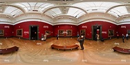 360° view of The Titian exhibition at the National Gallery in London ...