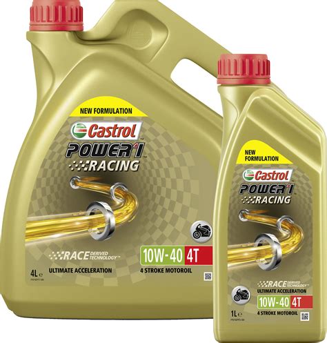 Buy Castrol Power1 Racing 10w 40 Hc Synthetic 4t Engine Oil Louis