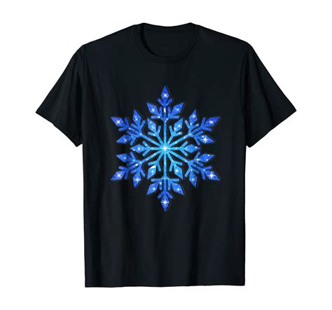 Snowflake T Shirt Winter Christmas Frozen Snow T