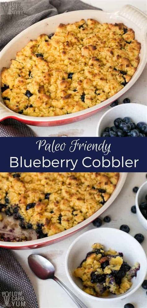 This is a low fat version of a bon appetit recipe that also included cream cheese, but not. Paleo Berry Cobbler Blueberry Dessert - Gluten Free | Low ...