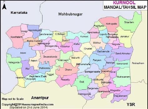 Download this app, convey, share and enjoy features. Fig. A : Mandal map of Kurnool district | Download ...