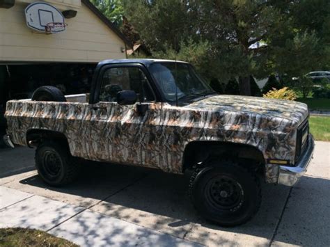 1987 Chevy K5 Blazer Stick Super Custom Tree Camo Wrap