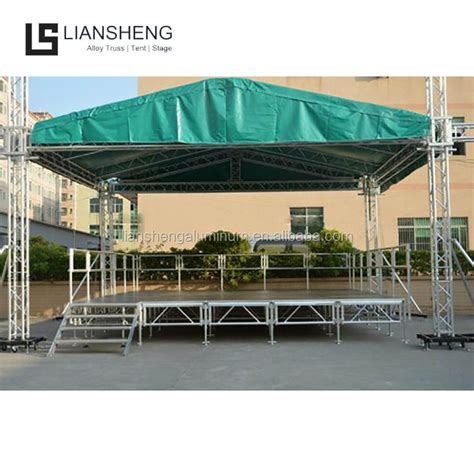 Easy Install Mobile Event Stages Outdoor Concert Portable Stage For