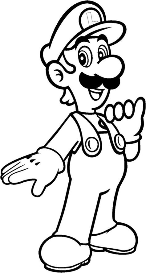 These are helpful for your babies who love to create their own arts and crafts. Free Printable Luigi Coloring Pages For Kids