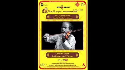 Dr L Subramaniam And Pt Rajan And Pt Sajan Mishra Spic Macay Anubhav Evening Concert Day 2 Youtube