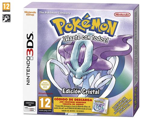 Tutoriales nintendo 2ds/3ds y new 2ds/3ds. Nintendo Videojuego Pokémon Cristal para 3DS. (código ...
