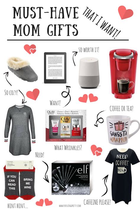 She's family—and she always supports you in all that you do, from when you were little and she was new at this whole mom thing until present day, so the least you can do is try to find the coolest. Must-Have Mom Gifts THAT I WANT | Pursuing Pretty