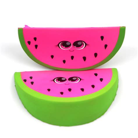2019 Kawaii Small Watermelon Squishies Cream Scented Slow Rising Toys