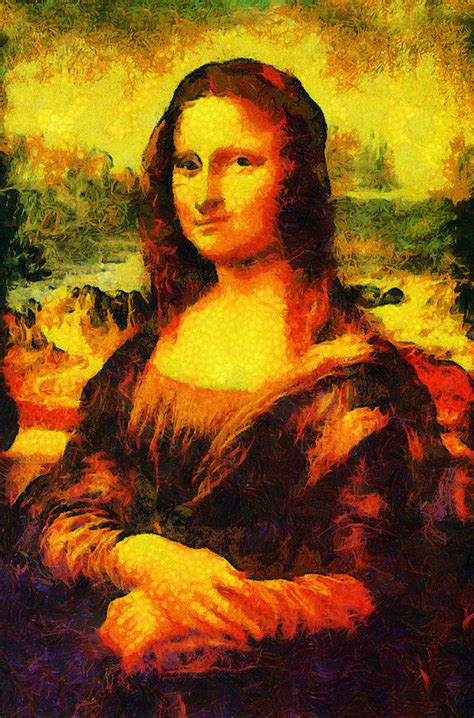 Mona Lisa Digitally Enhanced Digital Art By Leonardo Da Vinci Pixels