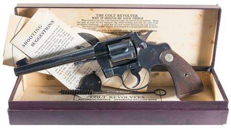 Colt Officers Model Heavy Barrel Revolver 32 Colt Rock Island Auction