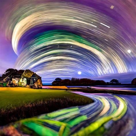 Star Trails Time Lapse Photography Ai Generated Artwork Nightcafe
