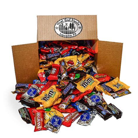 Assortment Of Chocolate Halloween Candy 56 Lb Bag