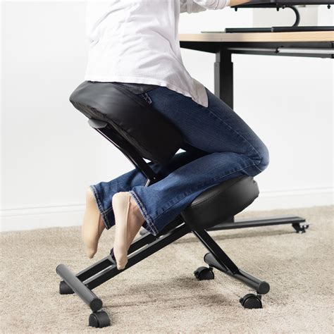 Used Dragonn By Vivo Ergonomic Kneeling Chair For Home And Office