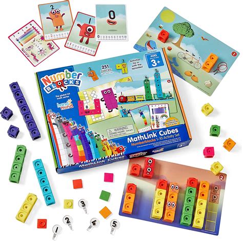 Hand2mind Mathlink Cubes Numberblocks 1 10 Activity Set 30 Preschool