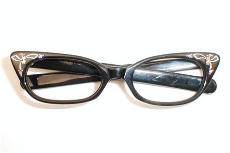 Womens Vintage 50s 60s Cat Eye Glasses Eyeglasses Combo Blue Vista