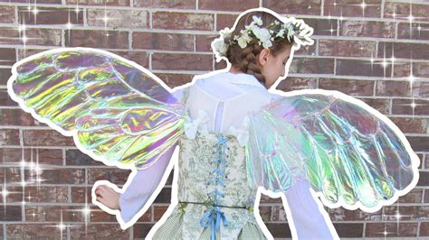 How To Make Fairy Wings Tutorial Youtube