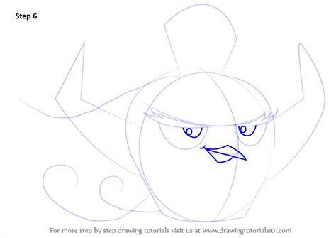 Step By Step How To Draw Gale From Angry Birds