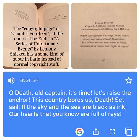 A Latin Quote In The Copyright Page Of Chapter 14 Of The End Event