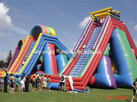 Giant Inflatable Water Slides 10m Or 12m Renting Or
