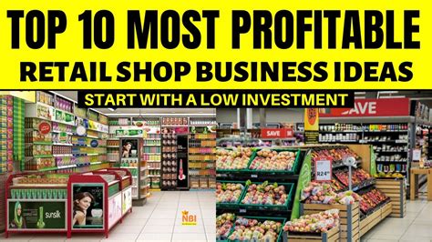 Top 10 Most Profitable Retail Shop Business Ideas For Beginners Youtube