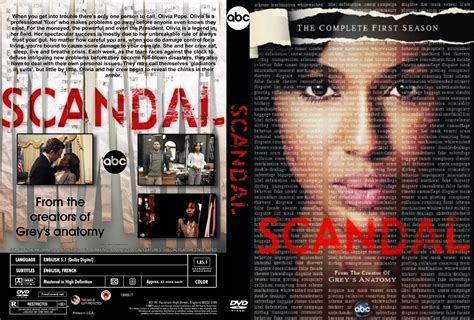 Scandal Season 1 2012 Tv Series Front Dvd Cover Scandal Tv Series Scandal Seasons