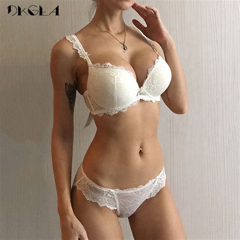 new women s underwear set lace sexy push up bra and panty sets bow comfortable brassiere