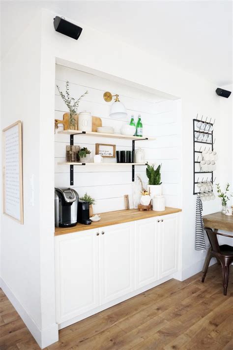 And last but not least, don't forget to add all those cute coffee accessories, like. Just 7 Farmhouse Coffee Bar Ideas Guaranteed to Brighten ...